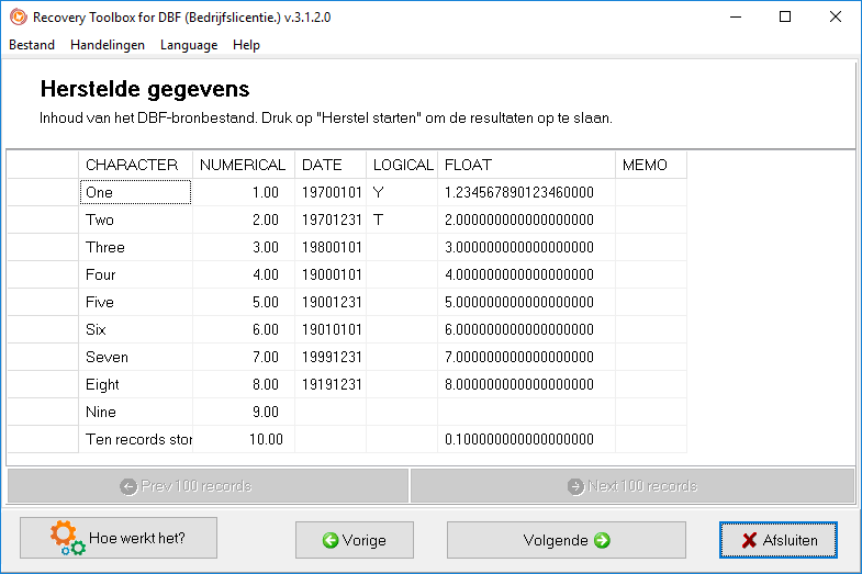 foxpro reparatieprogramma