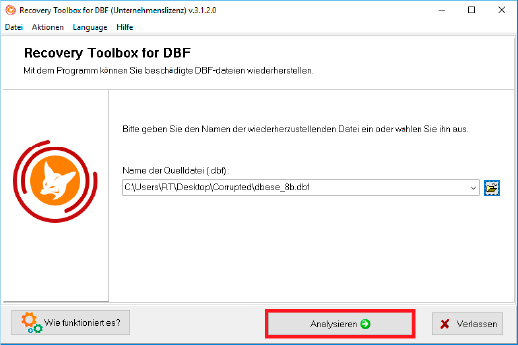 dbf-reparatur werkzeugkasten
