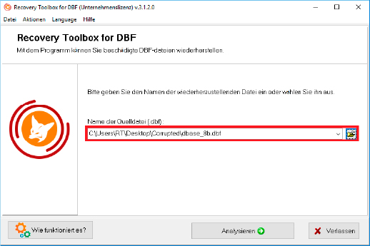 dbf file recovery software kostenloser download